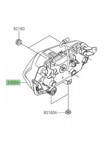 Optique avant à Leds Kawasaki Z400 (2019 et +)