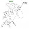 Garde-boue avant Kawasaki Ninja 250R (2008-2012)