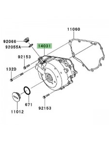 Carter d'alternateur Kawasaki Ninja 250R (2008-2012) | Réf. 140310080