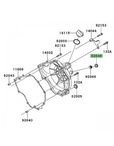 Joint spi carter d'embrayage Kawasaki Ninja 250R (2008-2012) | Réf. 920491271