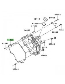 Joint carter d'embrayage Kawasaki Ninja 250R (2008-2012) | Réf. 110091872