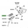 Caoutchouc repose-pieds Kawasaki Ninja 250R (2008-2012)