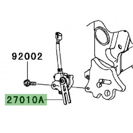 Contacteur de béquille Kawasaki Ninja 250R (2008-2010) | 270101455