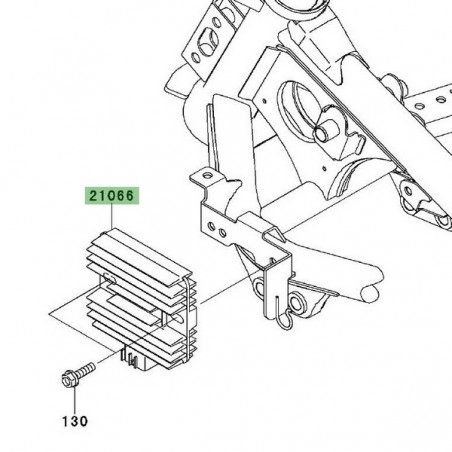 Régulateur d'origine Kawasaki Ninja 250R (2008-2012) | Réf. 210660033