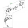 Bloc compteur Kawasaki Ninja 250R (2008-2012)