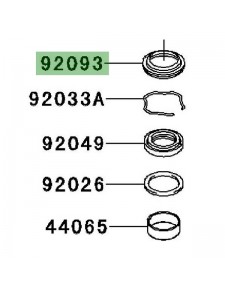 Cache poussière de fourche Kawasaki Ninja 250R (2008-2012)