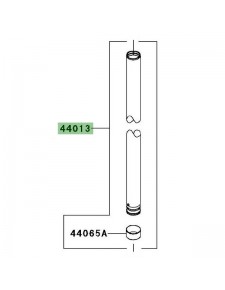 Tube de fourche Kawasaki Ninja 250R (2008-2012) | Réf. 440130117