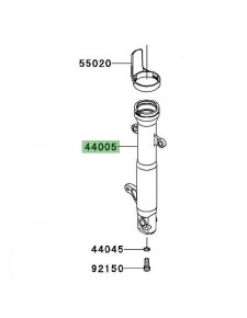 Fourreau de fourche gauche Kawasaki Ninja 250R (2008-2012) | Moto Shop 35