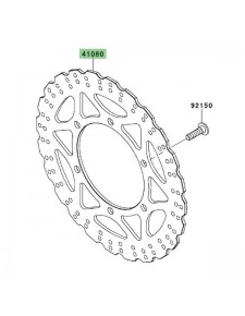 Disque de frein avant Kawasaki Ninja 250R (2008-2012) | Réf. 41080011311H