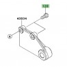 Vis fixation disque de frein arrière Kawasaki Ninja 250R (2008-2012)