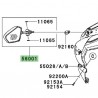 Rétroviseur Kawasaki Ninja 250R (2008-2012)
