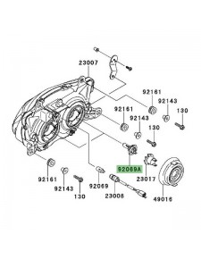 Ampoule H7 (12V/55W) optique avant d'origine Kawasaki Ninja 250R (2008-2012) | Réf. 920690053