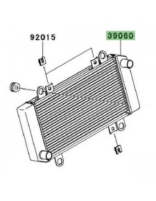 Radiateur Kawasaki Ninja 250R (2008-2012)