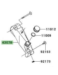 Vase d'expansion d'origine Kawasaki Ninja 250R (2008-2012) | Réf. 430780042