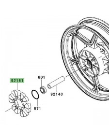 Amortisseur de couple Kawasaki Ninja 250R (2008-2012) Shop 35