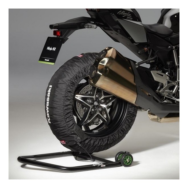Couvertures chauffantes noires Kawasaki Ninja H2 (2015 et +) | Réf. 207TYR0002BB