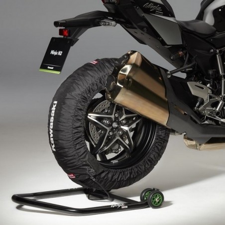 Couvertures chauffantes noires Kawasaki Ninja H2 (2015 et +) | Réf. 207TYR0002BB