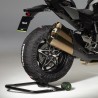 Couvertures chauffantes noires Kawasaki Ninja H2 (2015 et +)