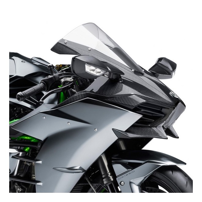 Tête de fourche en fibres de carbone Kawasaki Ninja H2 (2015 et +) | Réf. 999941006