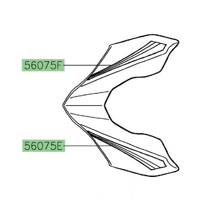 Autocollant tête de fourche Kawasaki Z900 (2019) | Moto Shop 35