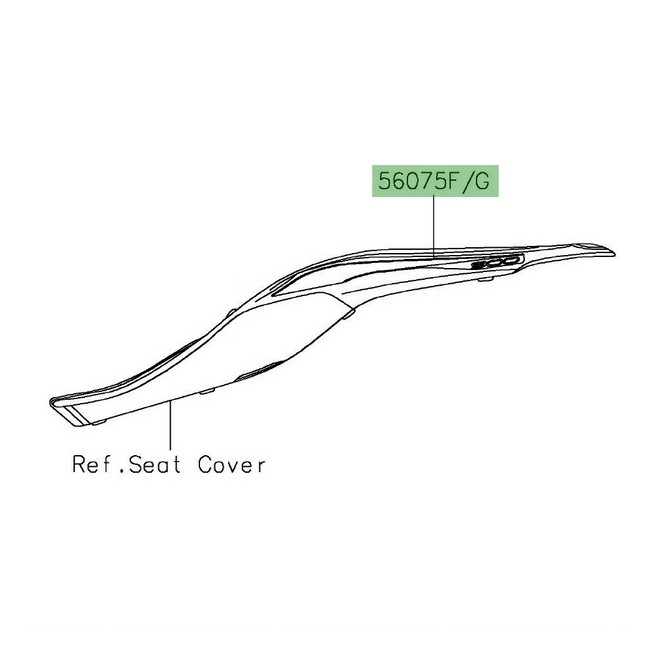 Autocollant "900" coque arrière Kawasaki Z900 gris/rouge (2019) | Moto Shop 35