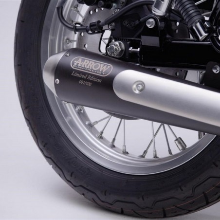 Échappement Arrow Black SS Edition Limitée Kawasaki W800 (2019-2020) | Réf. 258EXP0098