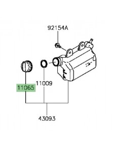 Bouchon de vase d'expansion Kawasaki 110650991 | Moto Shop 35