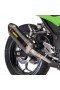 Échappement Akrapovic carbone Kawasaki Z300 (2015-2016)