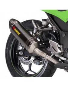 Échappement Akrapovic carbone Kawasaki Z300 (2015-2016) | Réf. 258EXP0076A