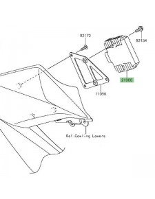 Régulateur d'origine Kawasaki Z300 (2015-2016) | Réf. 210660761