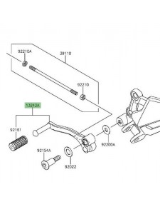 Sélecteur de vitesses Kawasaki Z300 (2015-2016) | Réf. 132420088