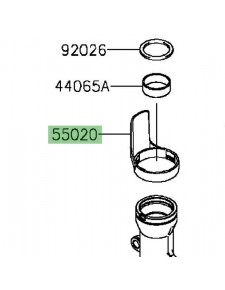 Protection de fourche Kawasaki Z300 (2015-2016) | Réf. 550200929