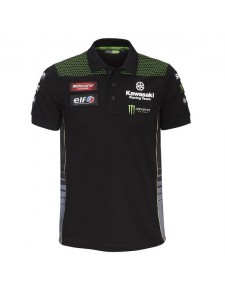 Polo manches courtes homme Kawasaki WSBK 2020 - Face | Moto Shop 35