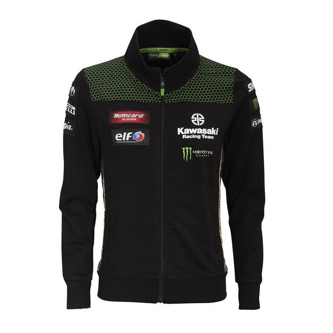 Sweat zippé femme Kawasaki WSBK 2020 - Face | Moto Shop 35 Sweat zippé femme Kawasaki WSBK 2020 - Face | Moto Shop 35