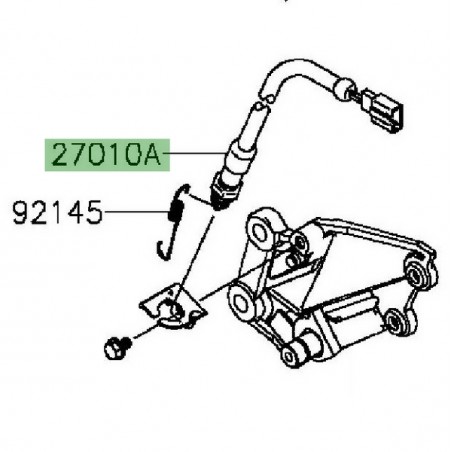 Contacteur de frein arrière Kawasaki Z300 (2015-2016) | Réf. 270100726