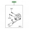 Commodo droit Kawasaki Z300 (2015-2016)