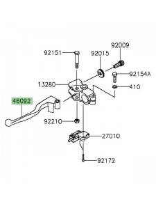 Levier d'embrayage Kawasaki Z300 (2015-2016)