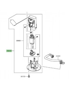 Pompe à essence Kawasaki Z300 (2015-2016) | Réf. 490400713