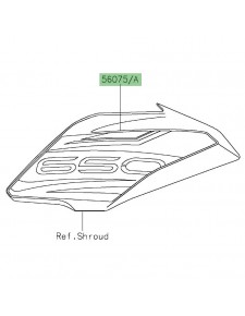 Autocollant "650" écope latérale Kawasaki Z650 (2019) | Moto Shop 35