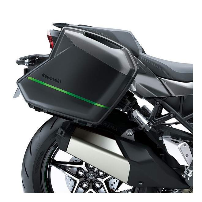 Couvercles de valises Gris Metallic Graphite (45W) Kawasaki Ninja H2 SX (2018-2020) | Réf. 99994042245W