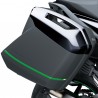 Couvercles valises latérales Metallic Diablo Black (17K) Kawasaki Ninja 1000SX (2020-2021) | Réf. 99994042217K