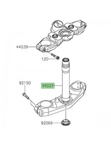 Té de fourche inférieur Kawasaki Versys 650 (2015-2024)