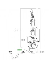 Durite d'essence Kawasaki Versys 650 (2015-2016) | Réf. 510440761