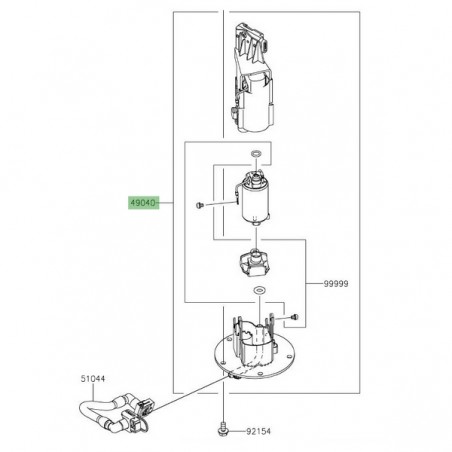 Pompe à essence Kawasaki Versys-X 300 (2017-2018) | Réf. 490400758