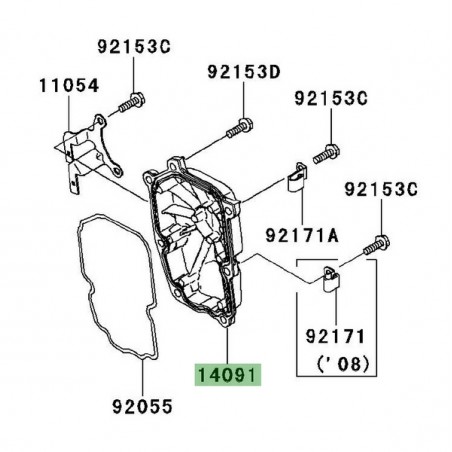 Carter d'allumage d'origine Kawasaki 140910896 | Moto Shop 35
