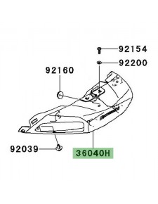 Entourage clignotants arrière Kawasaki GTR 1400 (2008-2016)