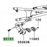 Vis fixation platine repose-pied arrière Kawasaki GTR 1400 (2008-2016)