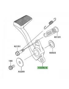 Pédale de frein Kawasaki GTR 1400 (2008-2016) | Réf. 132360173
