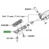 Repose-pied avant Kawasaki GTR 1400 (2008-2016)