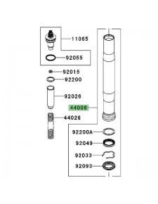 Fourreau de fourche Kawasaki GTR 1400 (2008-2009) | Réf. 440080033KX